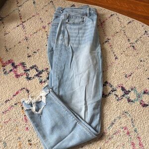 American Eagle Outfitters Light Blue mom  Jeans